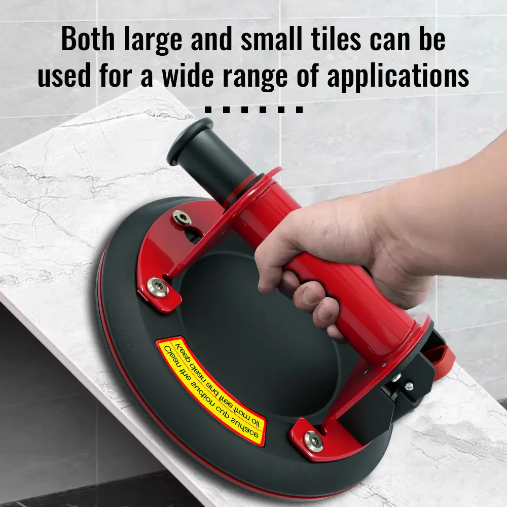 

Vacuum Suction Cup 250kg Loading Capacity Heavy with Stainless steel metal handle for Tile Adsorption Granite Glass Lifting