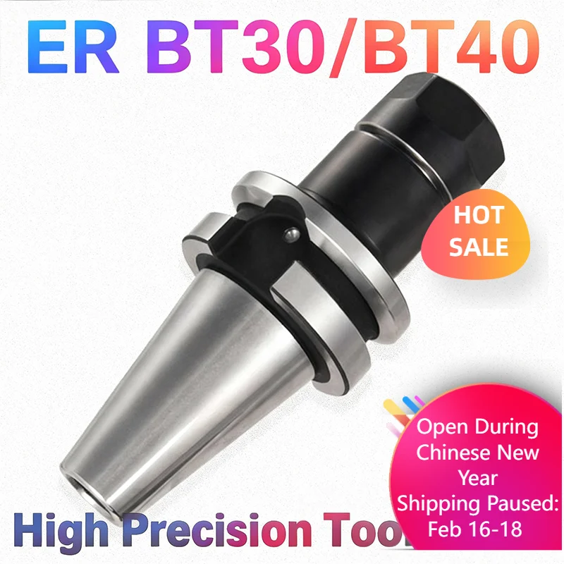 

BT30 BT40 Динамический баланс G2.5 Высокоскоростной фрезерный хвостовик ER 0,003 Высокоточный обрабатывающий центр с ЧПУ ER16 ER20 ER25 ER32 Цанга