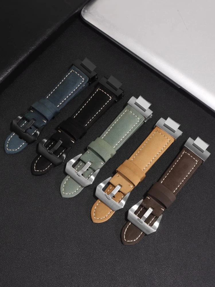 

Кожаный ремешок для часов подходит для серии G-SHOCK Casio GST-B400, матовый кожаный ремешок для часов со стальным сердцем