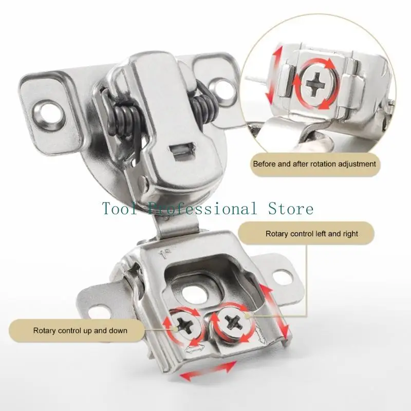 57QF US Type Cabinet Hinges Soft Close Kitchen Cabinet Hinges Simple Installations