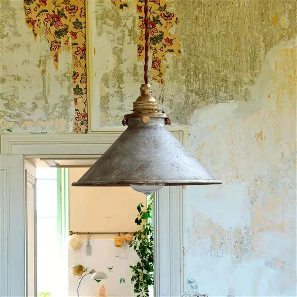 Industrial Style Vintage Rust Restaurant Small Chandelier Nordic Countryside Retro Coffee Shop Homestay Milk Shop Bar Counter
