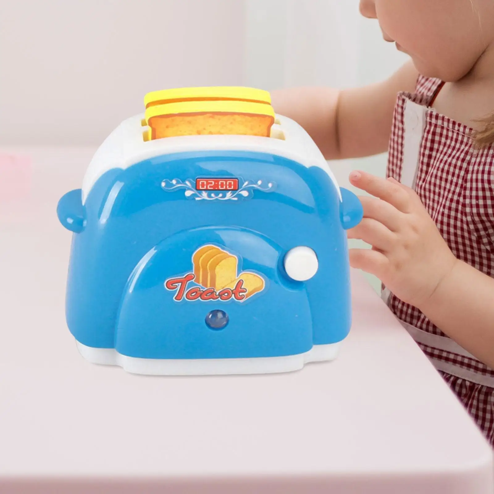 

Children Kitchen Toy Children Pretend Play Toy Birthday Gifts Bread Maker Toy Kitchen Appliances Toys for Children Preschool