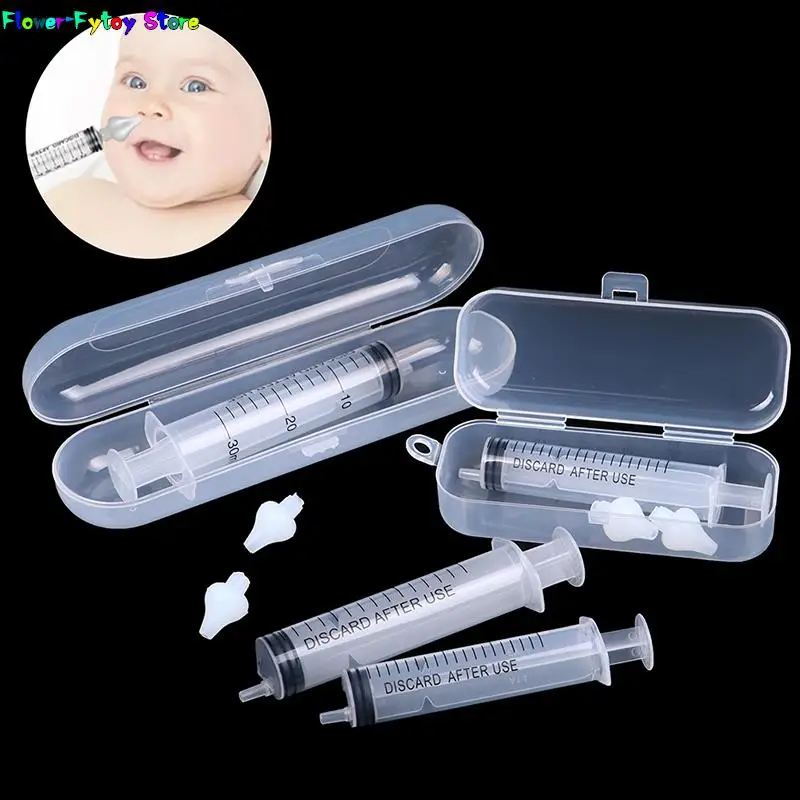 30ml 20ml Syringe Baby Nasal Irrigator Portable Infant Nose Cleaner Rinsing Device Soften nasal scab For Kids Children