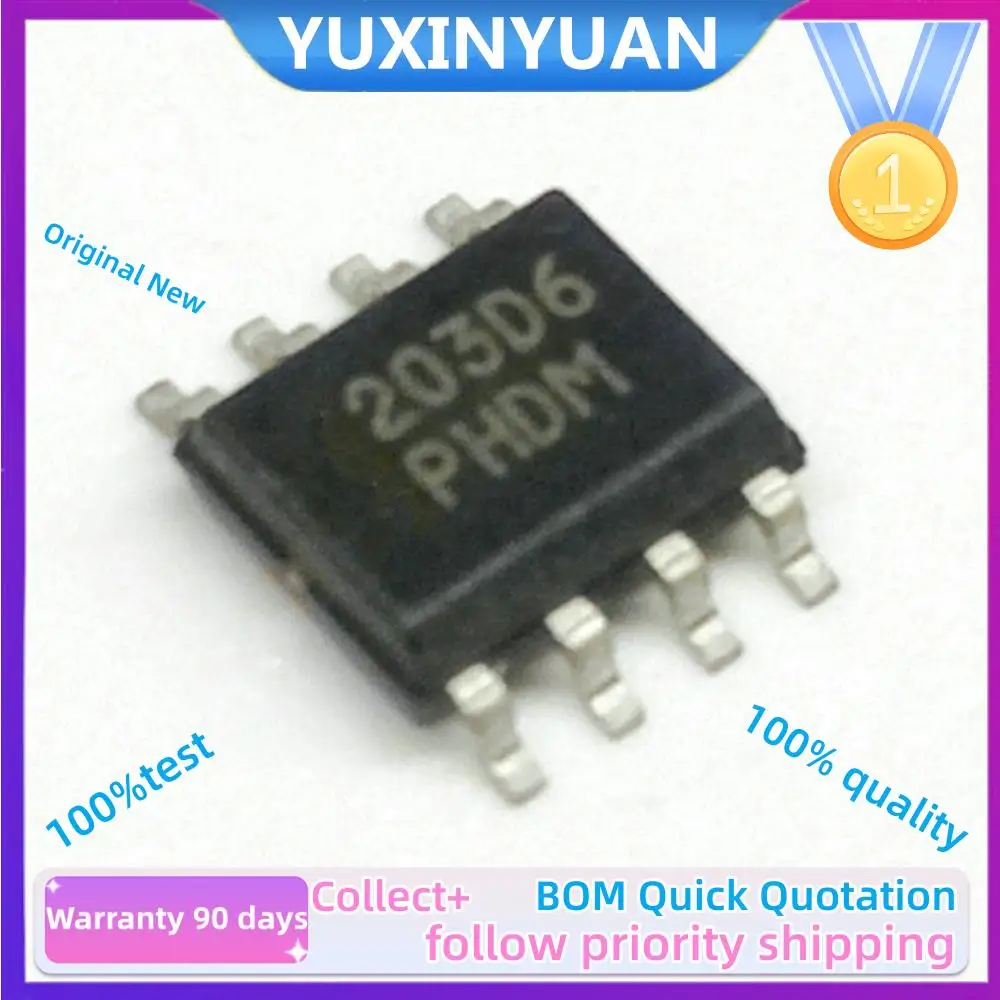 10PCS 100%NEw Original 203D6 NCP1203D6 NCP1203D60R2G SOP8 LCD chip  In stock 100%test