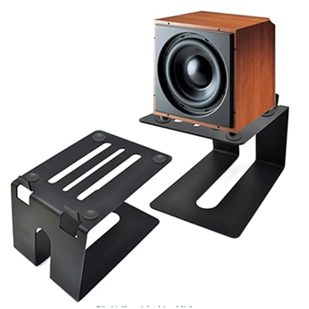 

Hotel Speaker Stand Compact And Elegant Simple Installation For Sports Venue Bookshelf Speaker Stands Desk Mount 3mm
