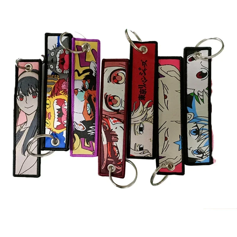 New Anime Blade of Destruction Tan Zhitang Tanjiro Keychain Ins Backpack Pendant Decoration Holiday Gift