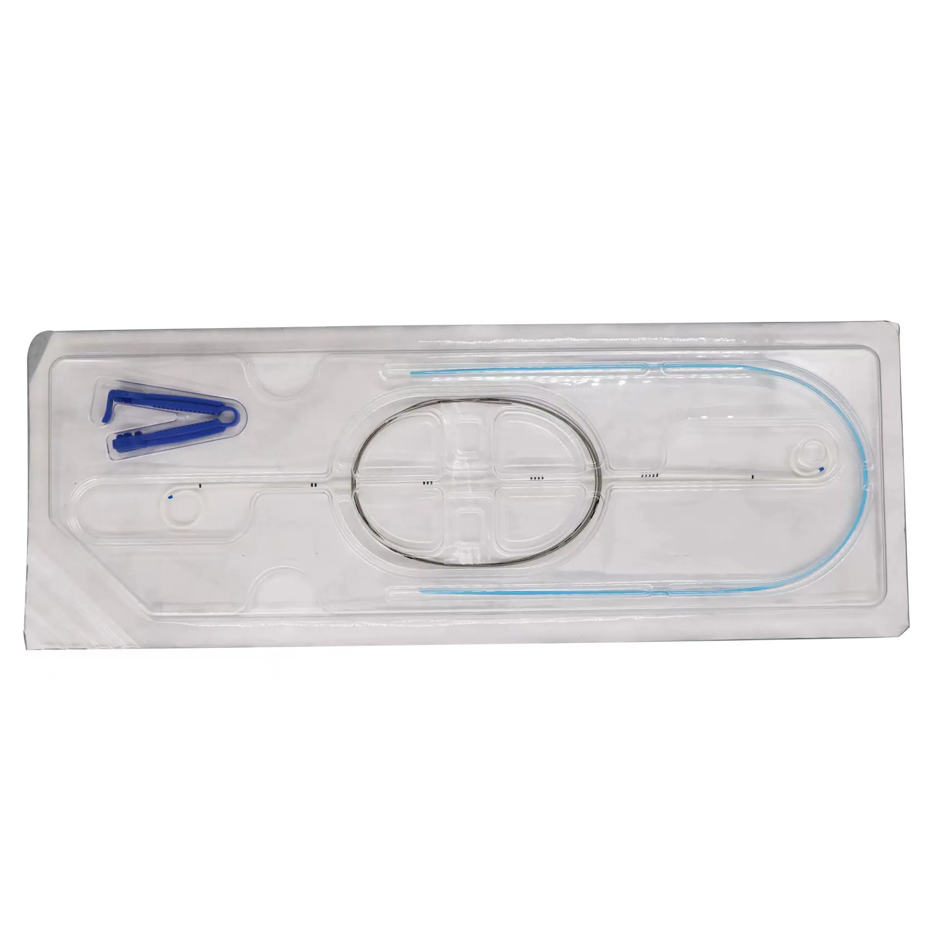 Disposable Radiopaque Ureteral Stents for Single Use in Urology Post Ureteroscopy Imaging with Side Holes