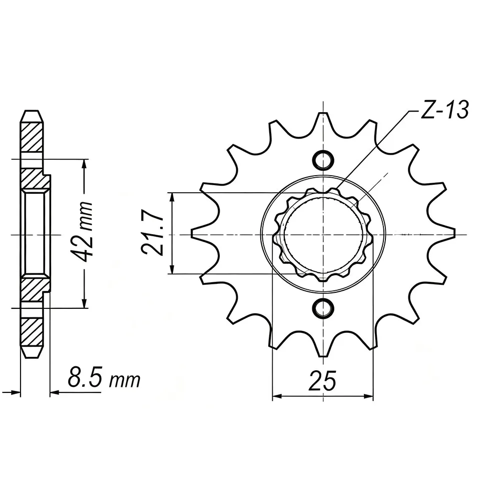 520 14T Front Counter Shaft Sprocket For Kawasaki Ninja 250 EX250 GPX250 KLX250 ZZR250 EL250 D-Tracker Motorcycle Parts