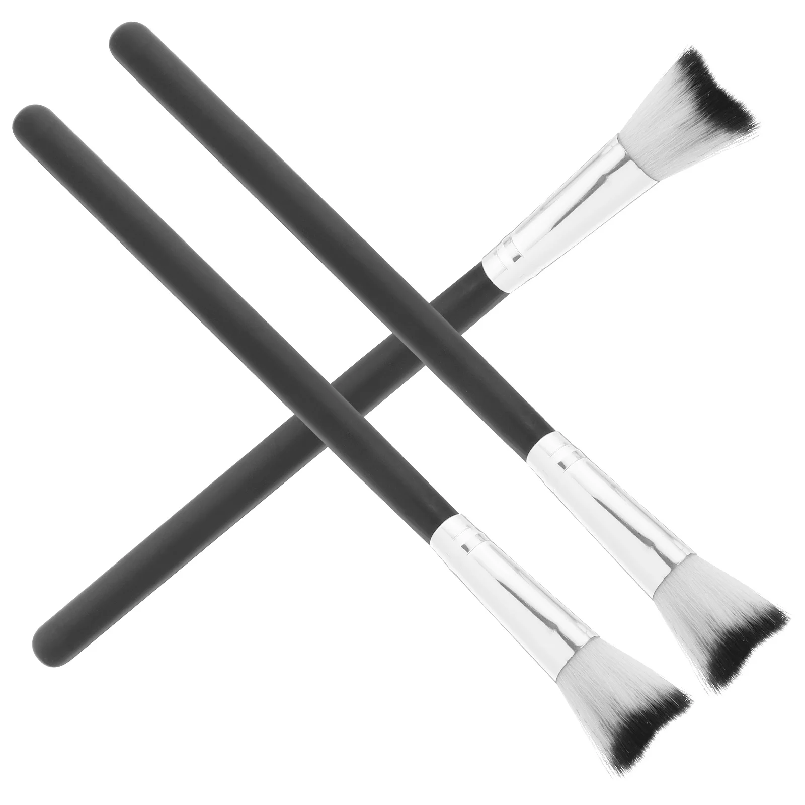 3 pezzi pennelli per trucco da donna pennello per contorno naso setole morbide e confortevoli strumento evidenziatore multifunzione per trucco del naso portatile