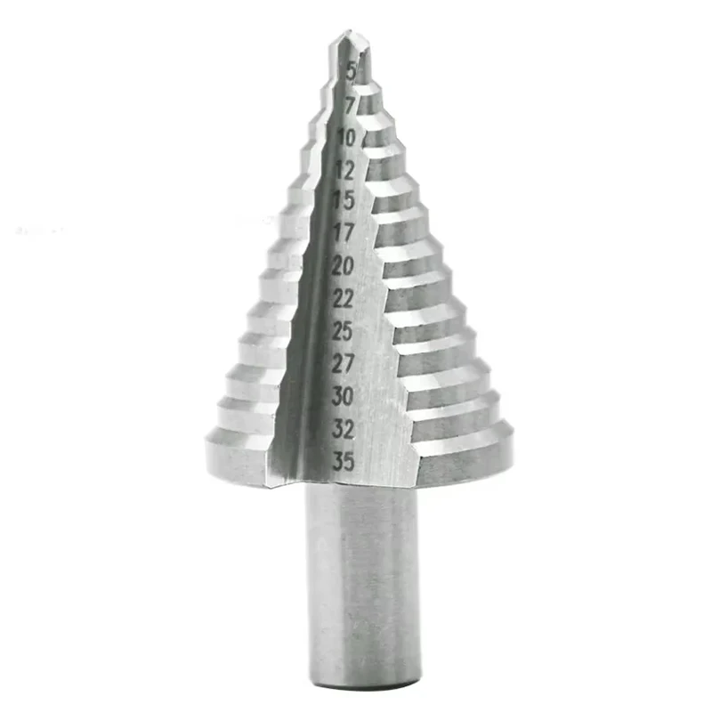 5-35MM High Speed Steel Step Drill Bit Wood Metal Drilling Bit HSS Power Tools Cutter Industrial Reamer Tool Accessories