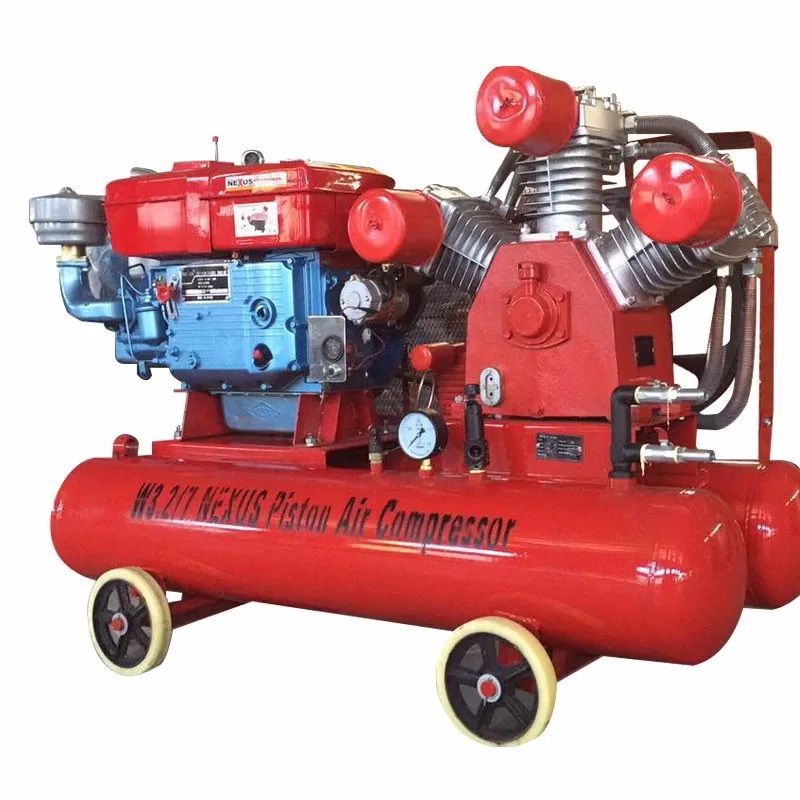 

W3.2/7 Heavy Movable Piston Air Compressor for Mining Jack Hammer