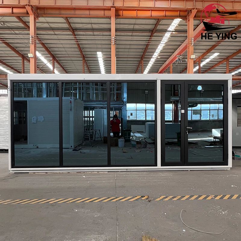 Customized Collapsible 2 Bedroom Expandable Container House Chinese Design Style With Sandwich Panel Material For School Use