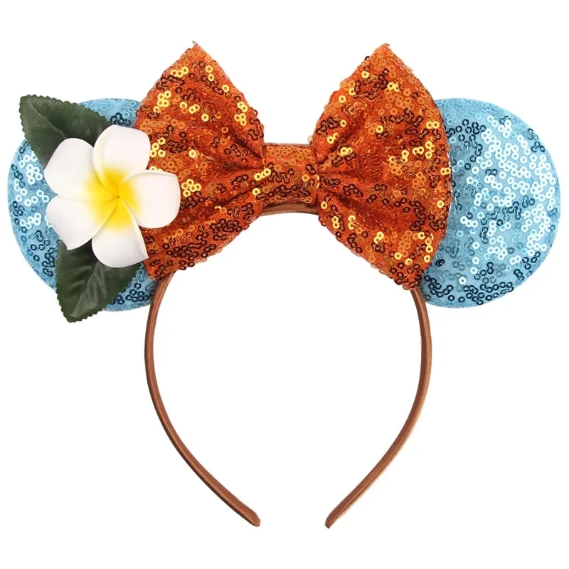 NEW Frozen Snowflake Mouse Ears Headband Girls Boys Sequin 5\