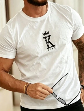 Summer Men's Quick-Drying T-shirt - 7A Grade Anti-Bacterial Mint-Scented High-End Fashion Lettered Print - Casual Daily Wear