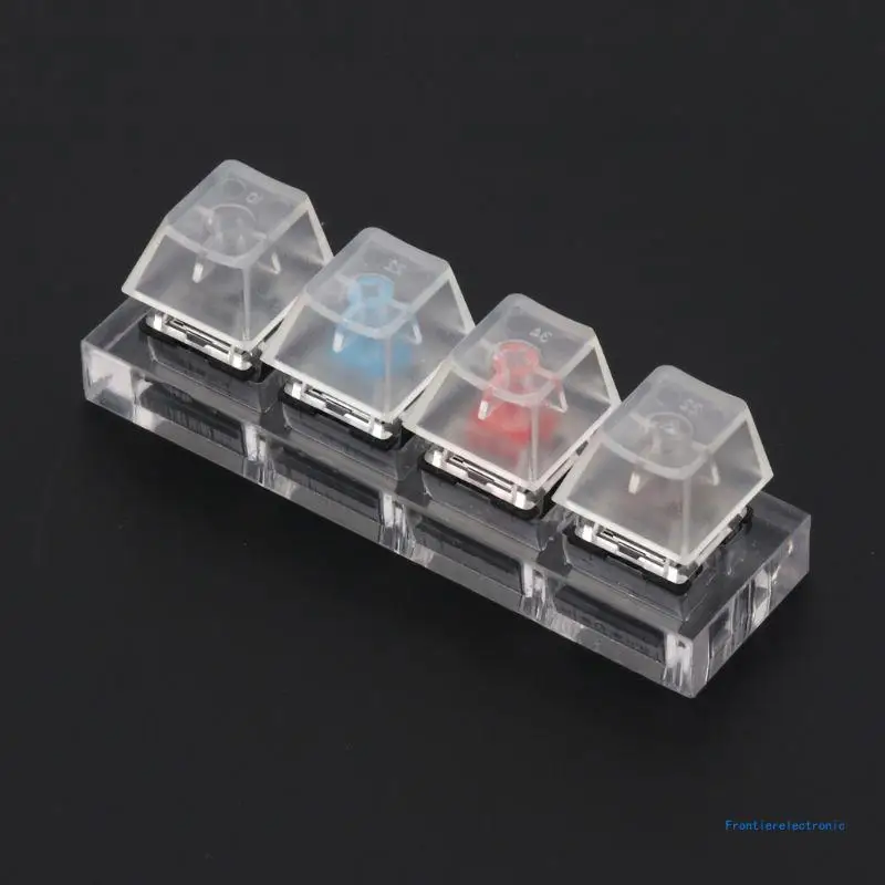 Mechanical for Key Set 4 Colored Gateron MX Switches Mechanical + Clear C DropShipping