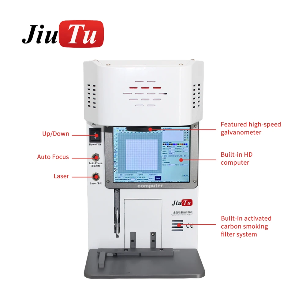 JiuTu M053F 20 واط آلة أوتوماتيكية 220 فولت آيفون 8X11 12 13 14 15 سلسلة إصلاح إزالة الزجاج الخلفي المكسور