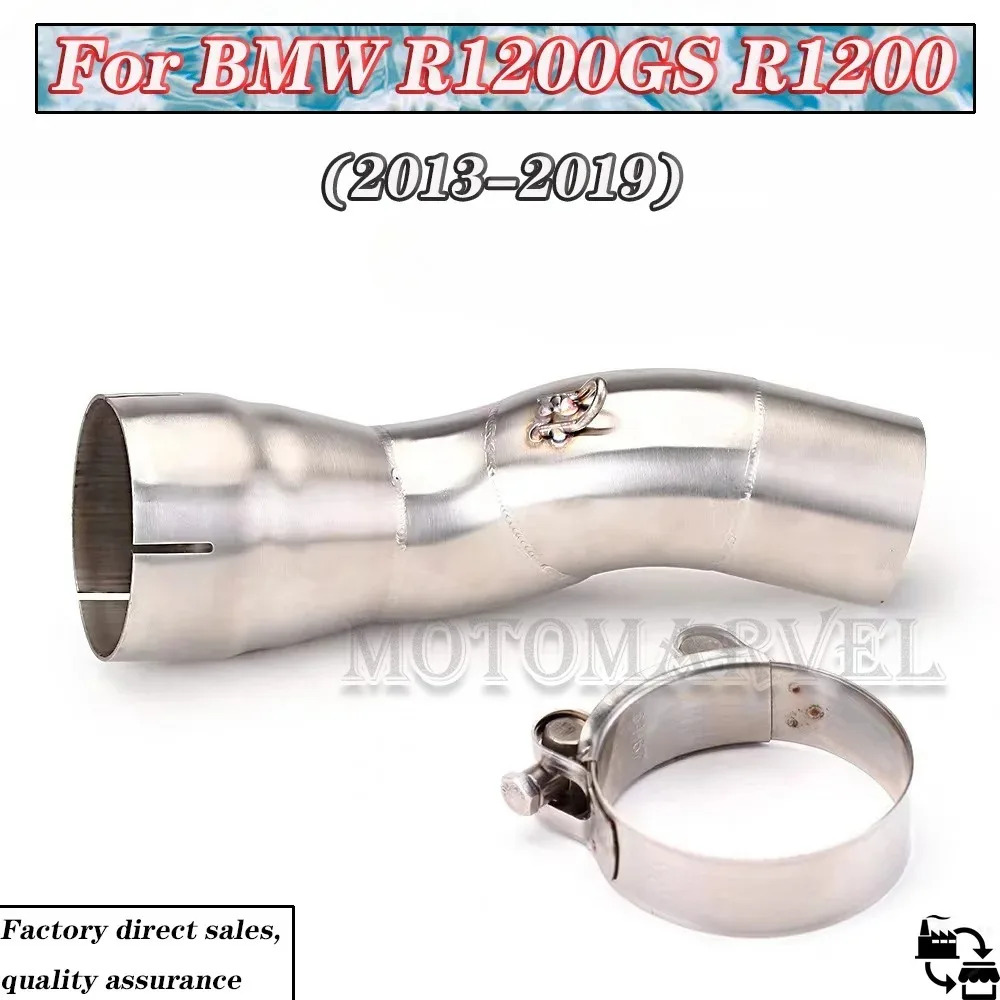 

For BMW R1200GS Adventure R1200GSA 2013 2014 2015 2016 2017 2018 2019 Exhaust Middle Link Pipe Tube Slip-on R1200 R 1200 GS ADV