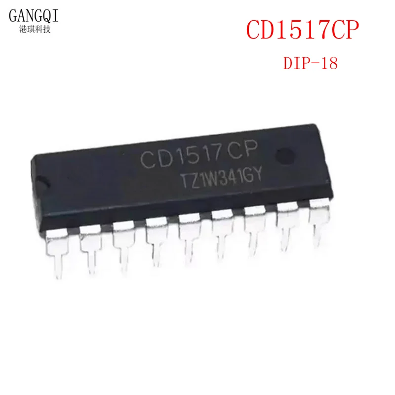 10pcs CD1517CP CD1517 TDA1517P YD1517P DIP-18 TDA1517 DIP18 1517P YD1517 STEREO POWER AMPLIFIER IC New In Stock