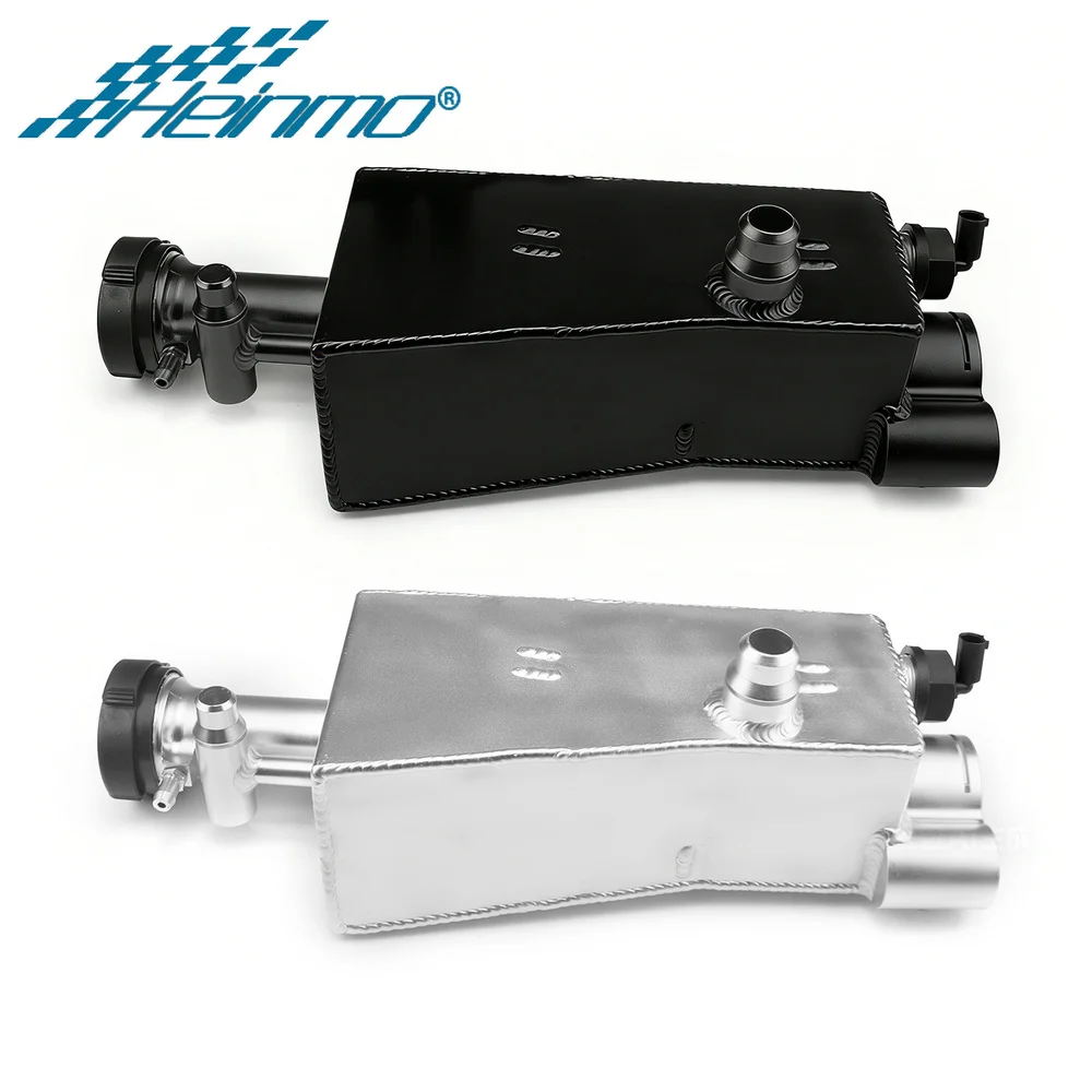 Car Aluminum Coolant Header Expansion Overflow Tank Reservoir Can Water Tank For E46 E53 E83 LCI X3 X5 Replacement 17117573781