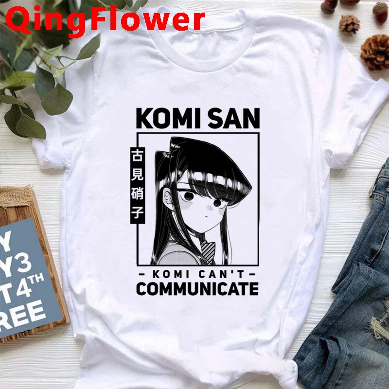 Komi-san Wa Comyushou Desu 2nd Season Komi Can Not Communicate T Shirt Casual Manga Cotton Tshirt Hot Anime Shirt Clothes Tops