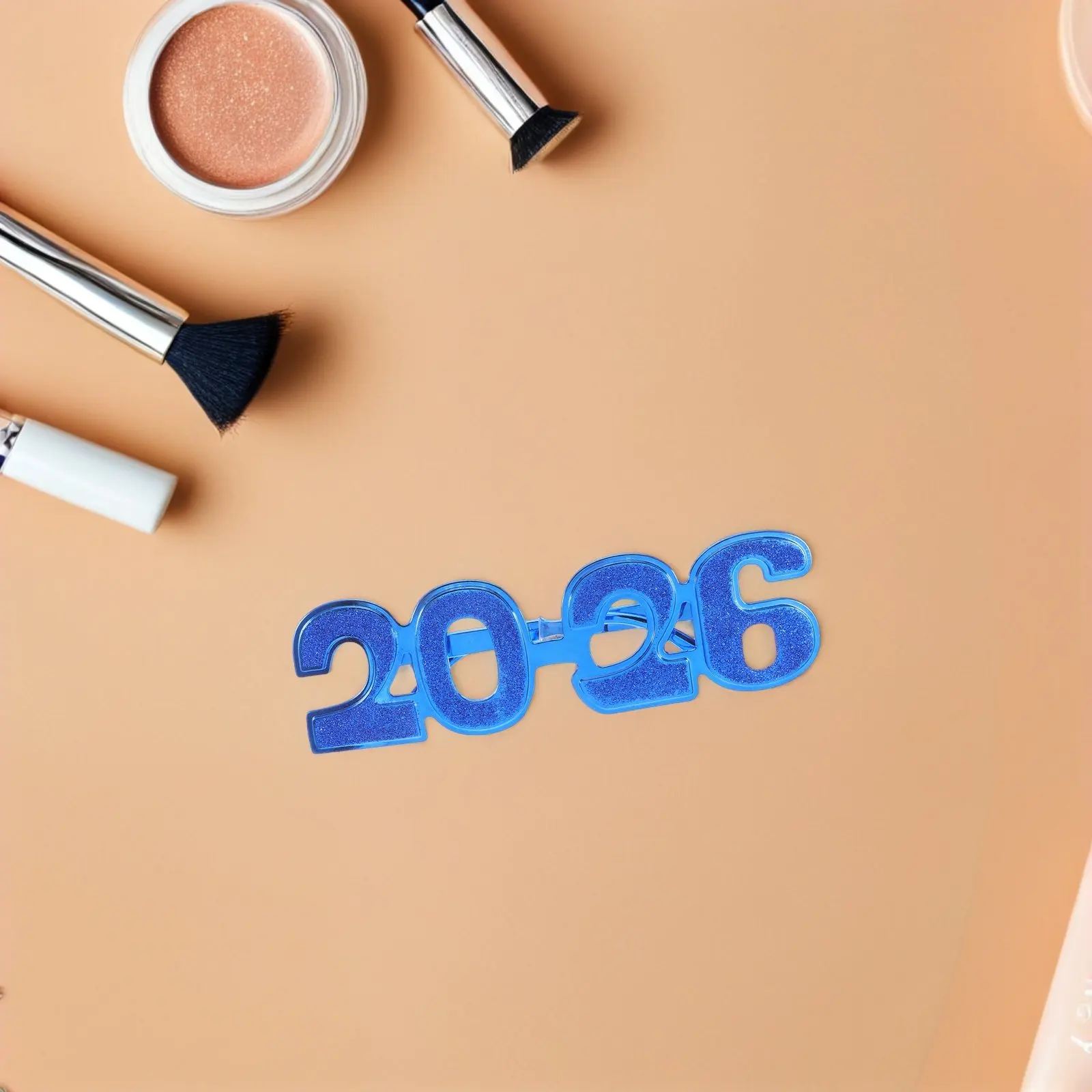 

Набор из 5 очков с блестками и цифрами 2026, пластиковые оправы, для выпускных вечеринок, новогодних праздников, реквизит для фотосессий, очки 2026