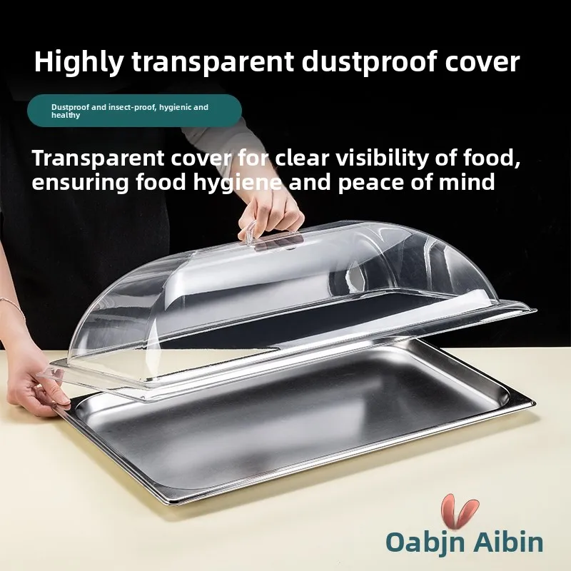 Cubierta Transparente de Plástico para Alimentos, a Prueba de Polvo, para Conservación de Frescura, para Aperitivos Gourmet, Pasteles, Productos de Panadería, Ollas de Cocina