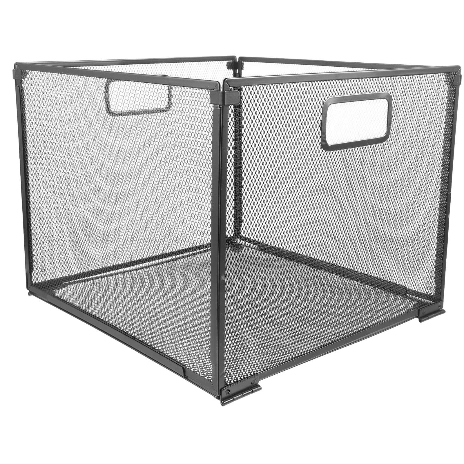 

File Box Storage Basket Iron Mesh Document Holder Desk Organizer Magazine Rack Book Shelf Filing Container Desktop Metal