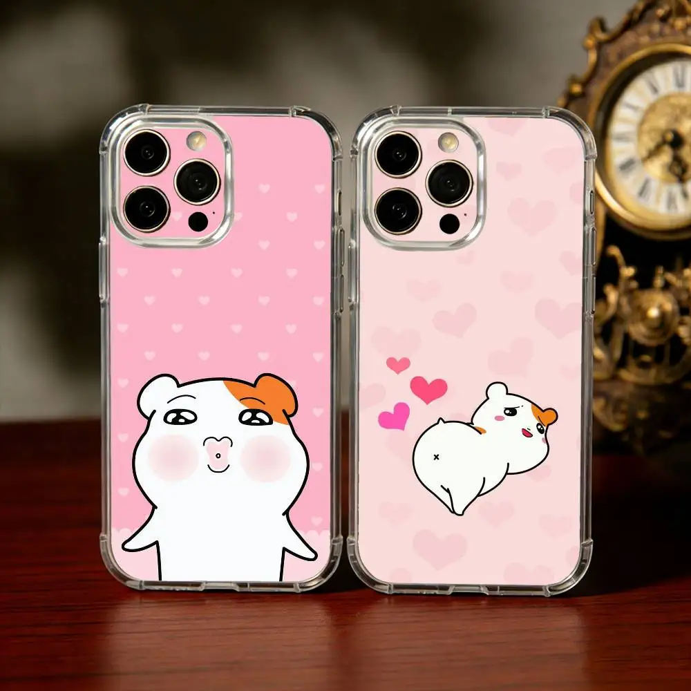

Cute O-Oruchuban Ebichu Phone Case For iPhone17,16,15,14,13Pro Max,us,Soft Silicone Transparent Cover