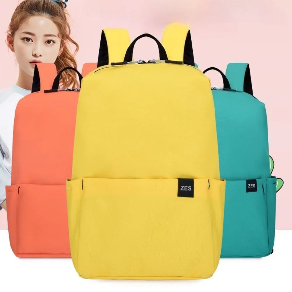 Colorful Small Backpack Men's and Women's Shoulder Bag Outdoor Ultra-lightweight Student Portable Sports Bag School Backpack