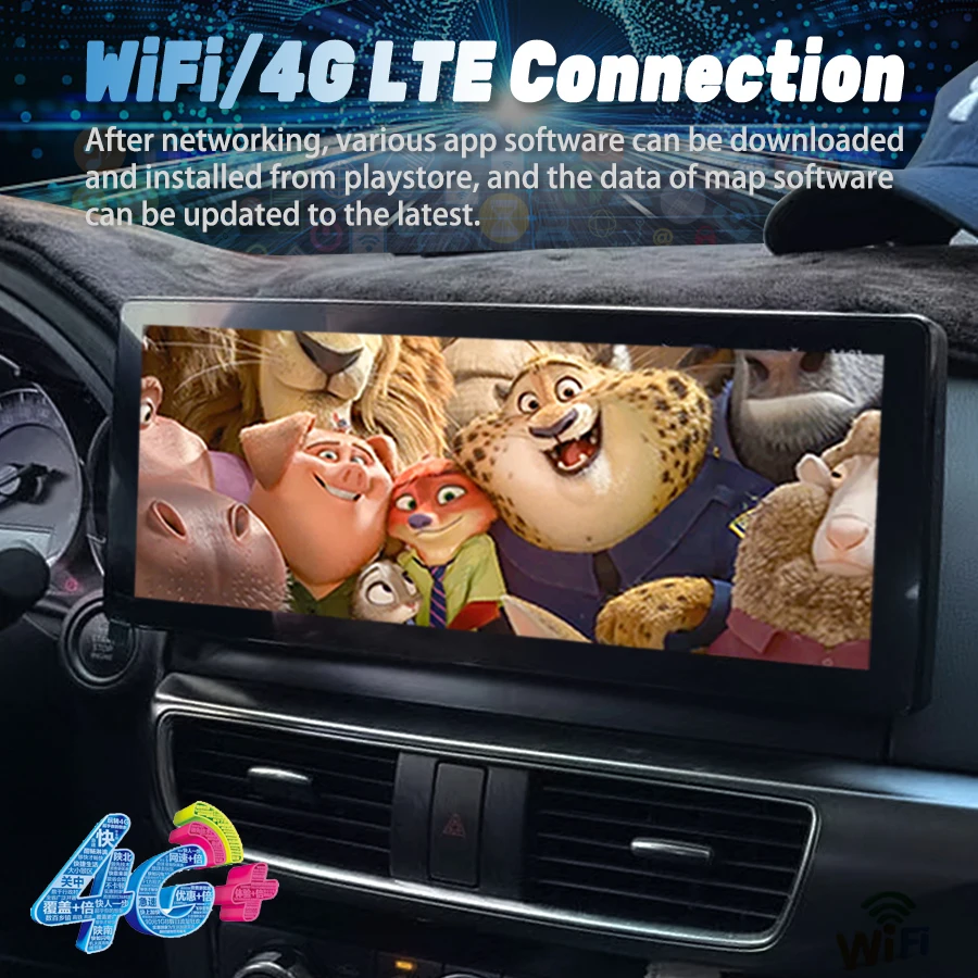 12.3Inch Android 13 Voor Mazda Cx5 CX-5 2011 -2016 Touchscreen Gps Auto Multimedia Video Speler Navi Stereo Carplay Head Unit