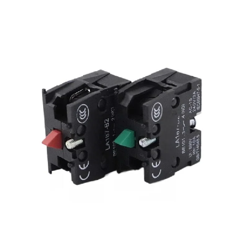 Modulo contatti ausiliari per pulsanti normalmente aperti e normalmente chiusi 10 PZ LA167-B2-BE101/BE102/NONC/XZB2