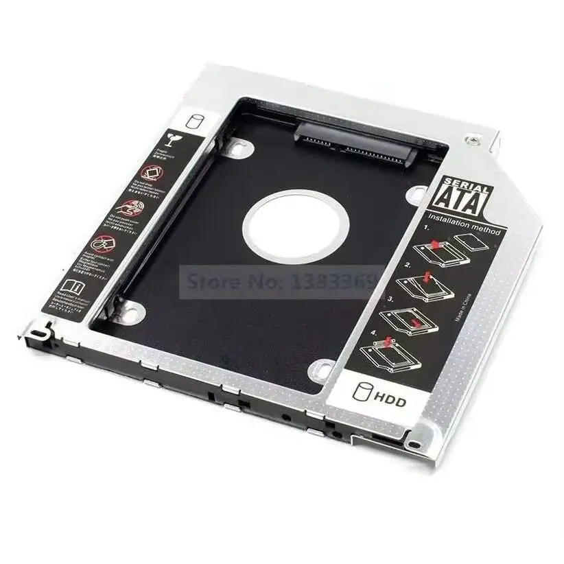 

9.5mm 2nd 2.5 HDD Hard Drive Unibody Optical bay Caddy Bracket Adapter for MacBook Pro MBP Early Middle Late 2009 2010 2011 2012