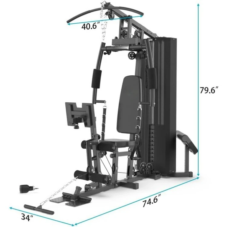 Equipo multifuncional de gimnasio en casa de cuerpo completo para entrenamiento en casa