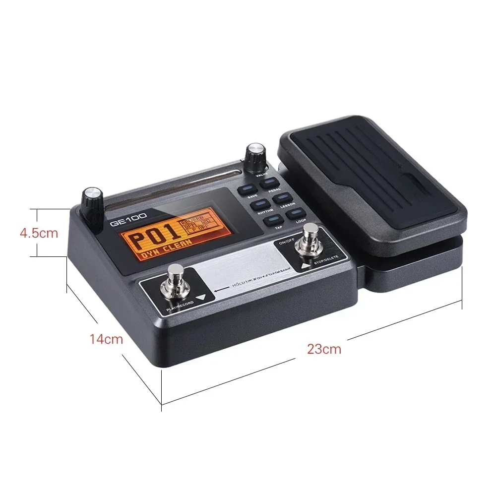 For Guitar Multi-effects Processor Effect Pedal With Loop Recording,Tuning Tap Tempo Rhythm Setting Scale And Chord Lesson Funct