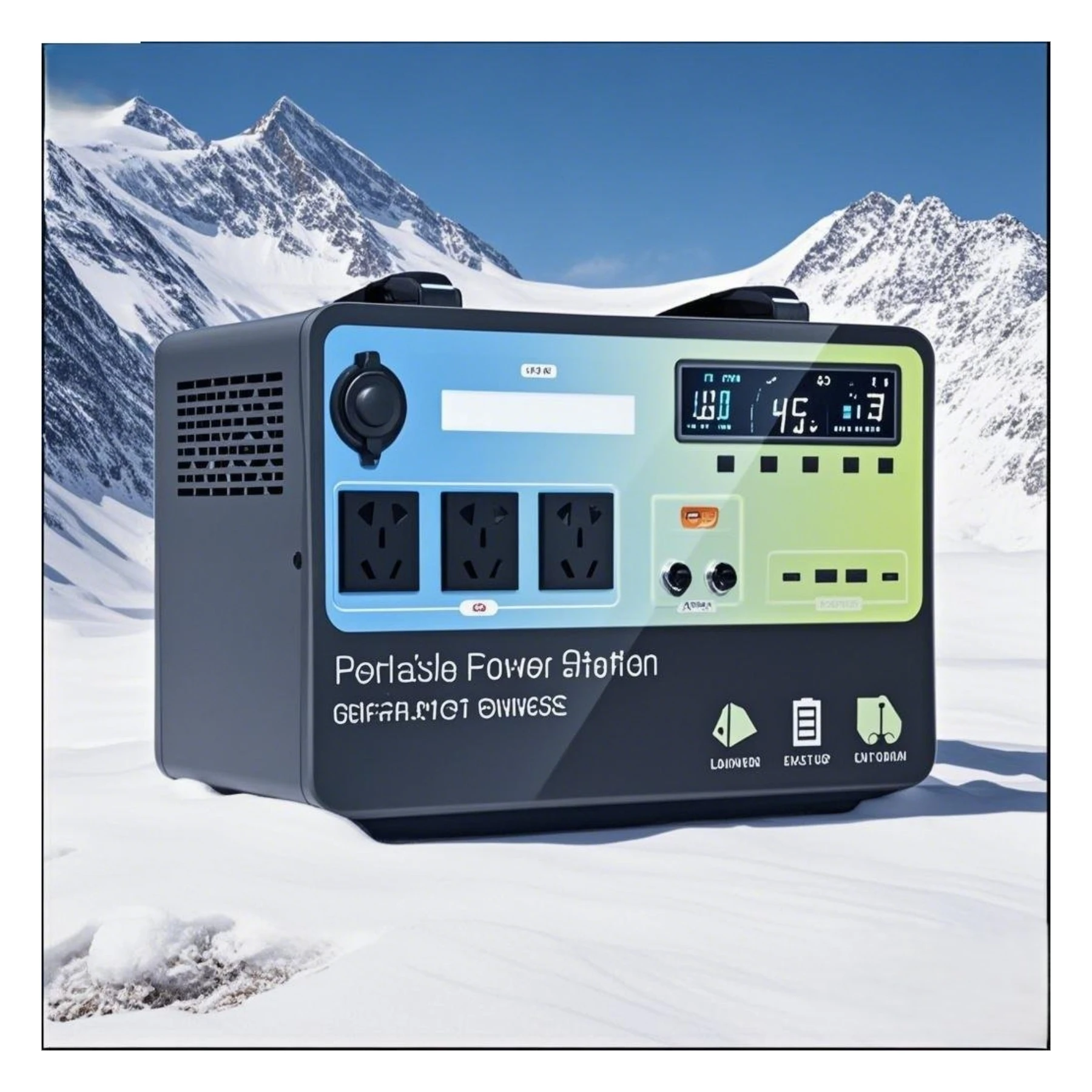 

2025 Portable Power Bank Large 220V 1800W Capacity Household Emergency Battery Energy Storage for Outages Laptops Car MPPT