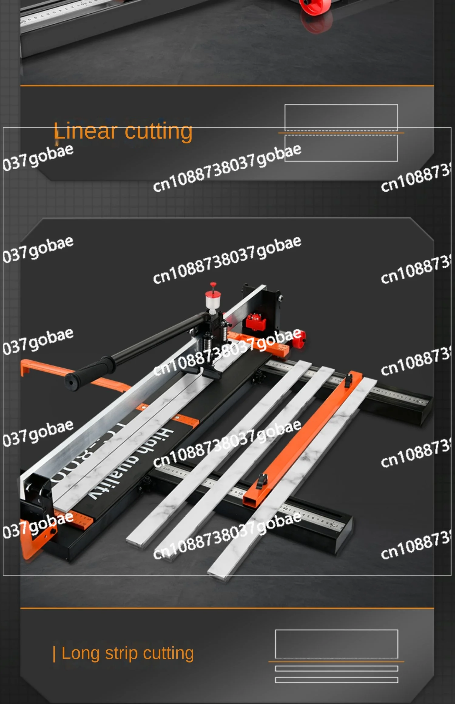 Wyj Manual Tile Hair Trimmer Floor Tile Cutting Machine Wall Tile Hand Stroke Knife with Laser