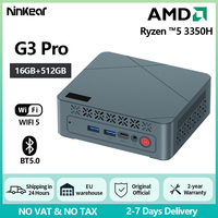 Ninkear G3 Pro Mini PC AMD Ryzen5 3550H Windows11 Mini Computers 16GB DDR4 RAM 512GB SSD Vega 8 Graphics Triple 4K 60Hz Displays