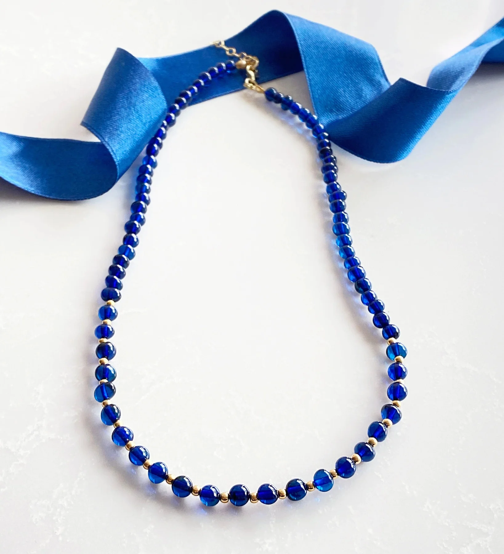 

Blue Amber Necklace, 925 Sterling Silver Beads, Azure Amber Necklace, amber necklace for woman, blue Amber Jewelry