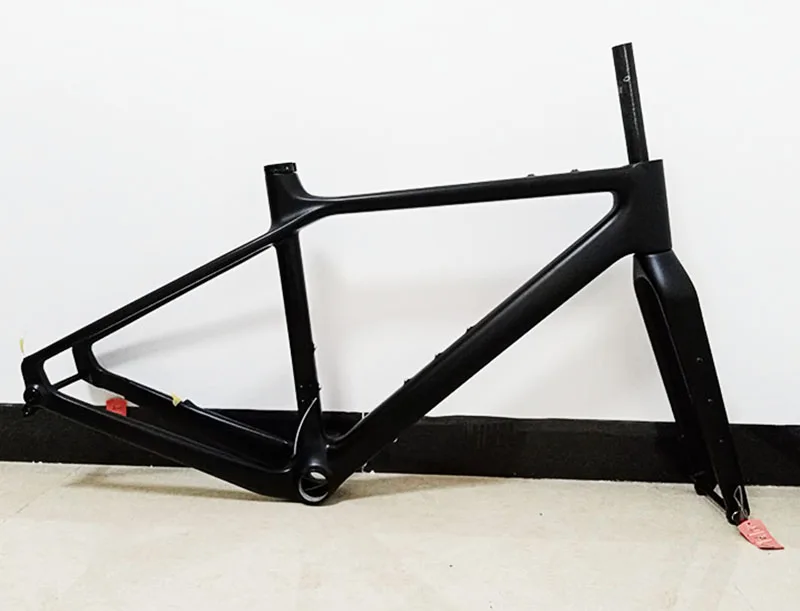 

Carbon Gravel Bike Frameset,Road Bicycle Thru Alxe 12X142mm,Disc Brake, Ultralight Frame, Max 40C Inner Cable, DPD to EU UK