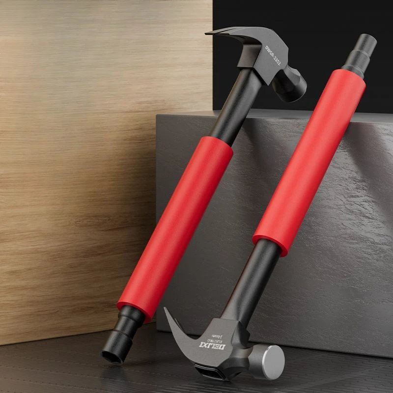 Claw Hammer with Sleeve Air Conditioning Installation Tool Multifunctional Woodworking Stainless Steel Household Hammer