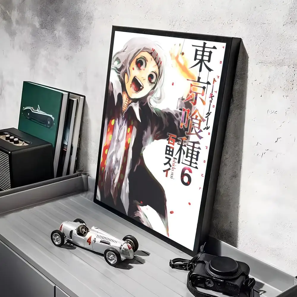 T-Tokyo Ghoul Anime-Poster-Aufkleber, HD-Gemälde, selbstklebende Kunst für Schlafzimmer, Wohnzimmer, Heimdekoration, moderne Wandaufkleber, Geschenk – Detail 26