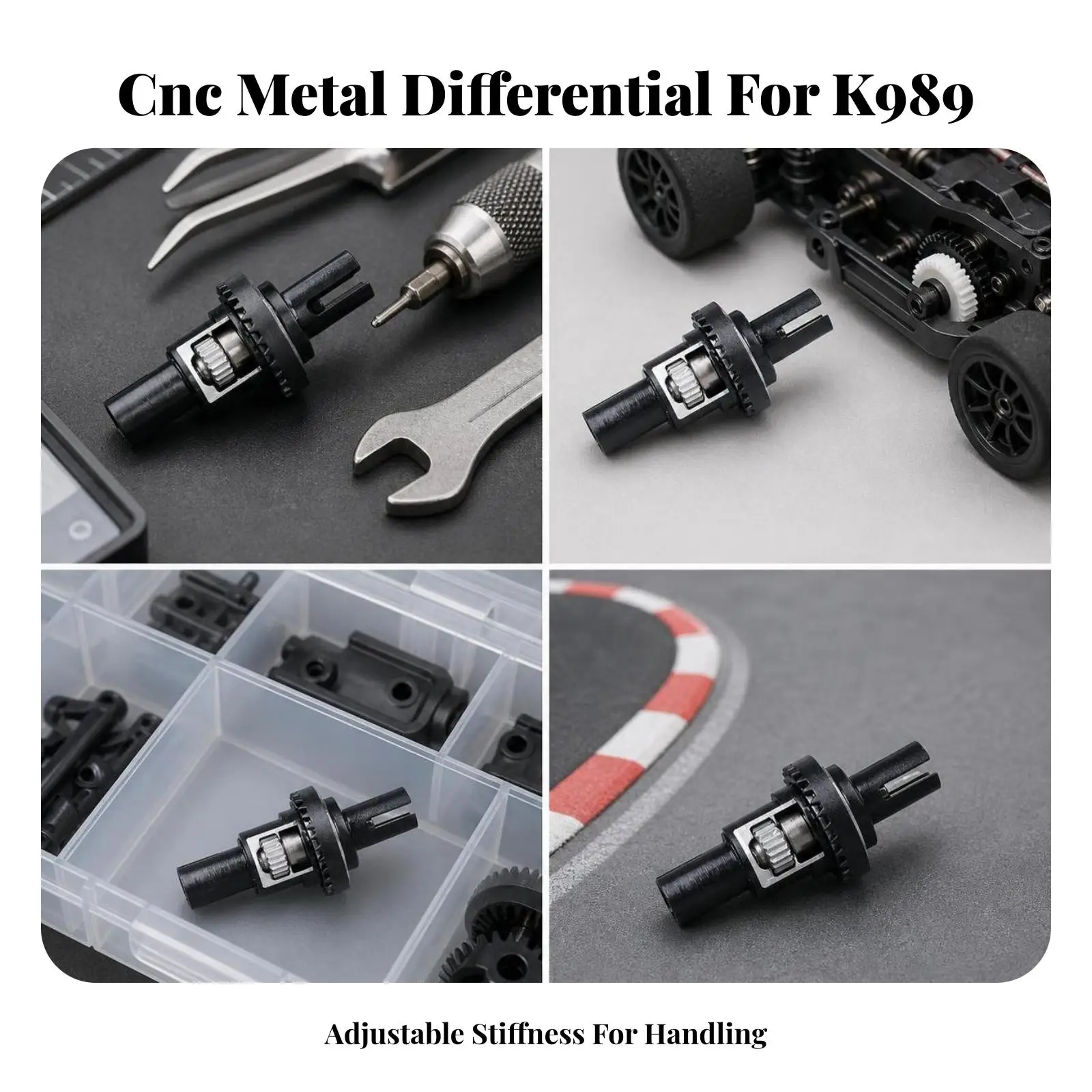 Ball Differential | Adjustable Tightness Design, Long Output Shafts, Ball Differential with Gear loop, for drifting Setups