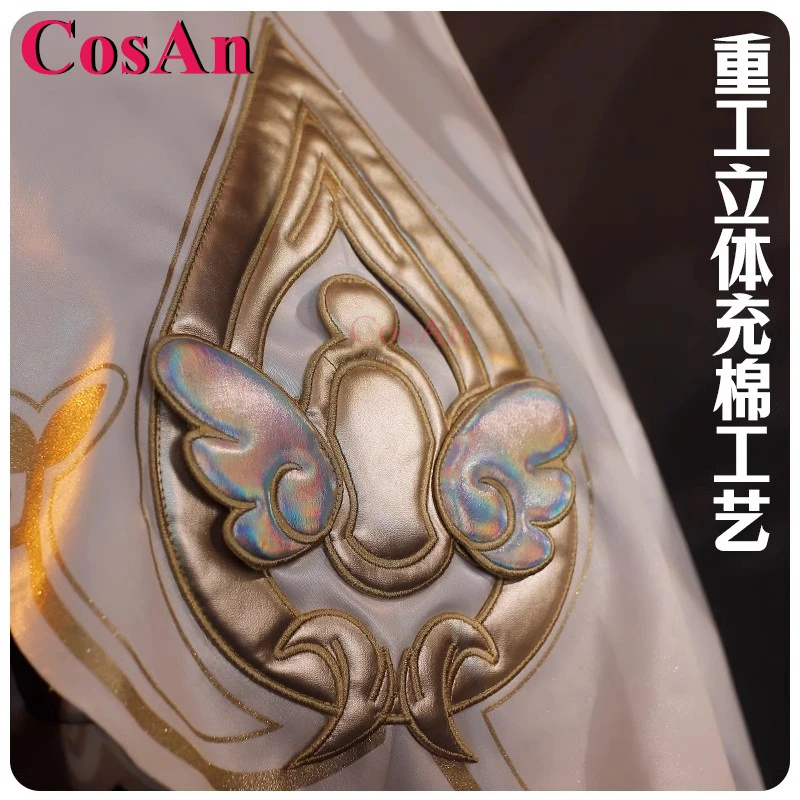 Kostium Cosplay CosAn Game Honkai: Star Rail Tribbie Eleganckie, Słodkie Mundurki Sukienki Damskie na Halloween Imprezę Przebranie S-XL