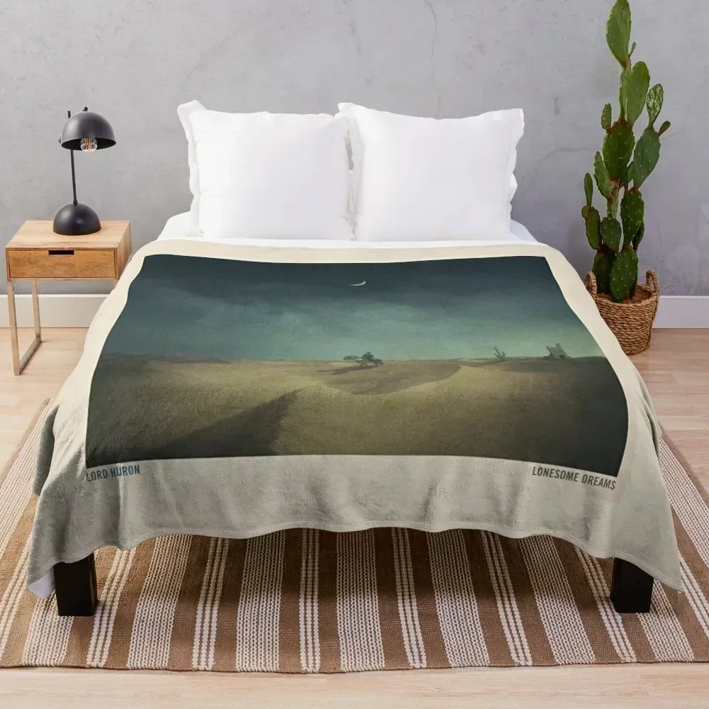 

Lonesome Dreams - Lord Huron Throw Blanket Easy Care Comfortable Blanket for Couch
