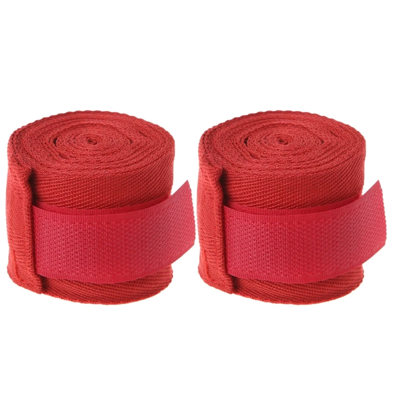 2 Roll Cotton Boxing Bandage Wrist Wraps Combat Protect Boxing Sport Kickboxing