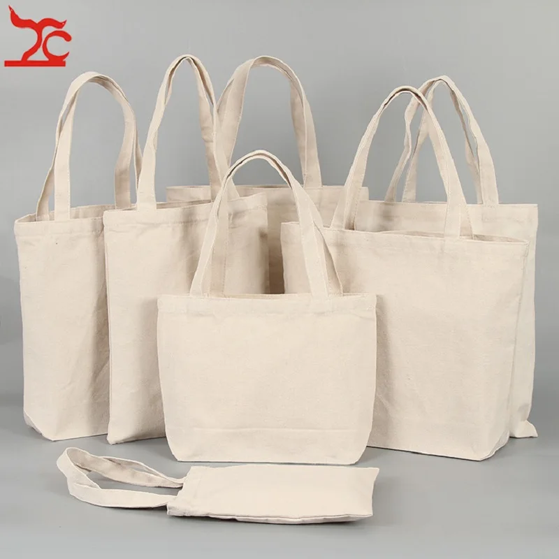 Unisex Handbags White Black Canvas Tote Bag Casual Daily Use Travel Pouch Reusable Cotton Jewelry Carry Gift Bag