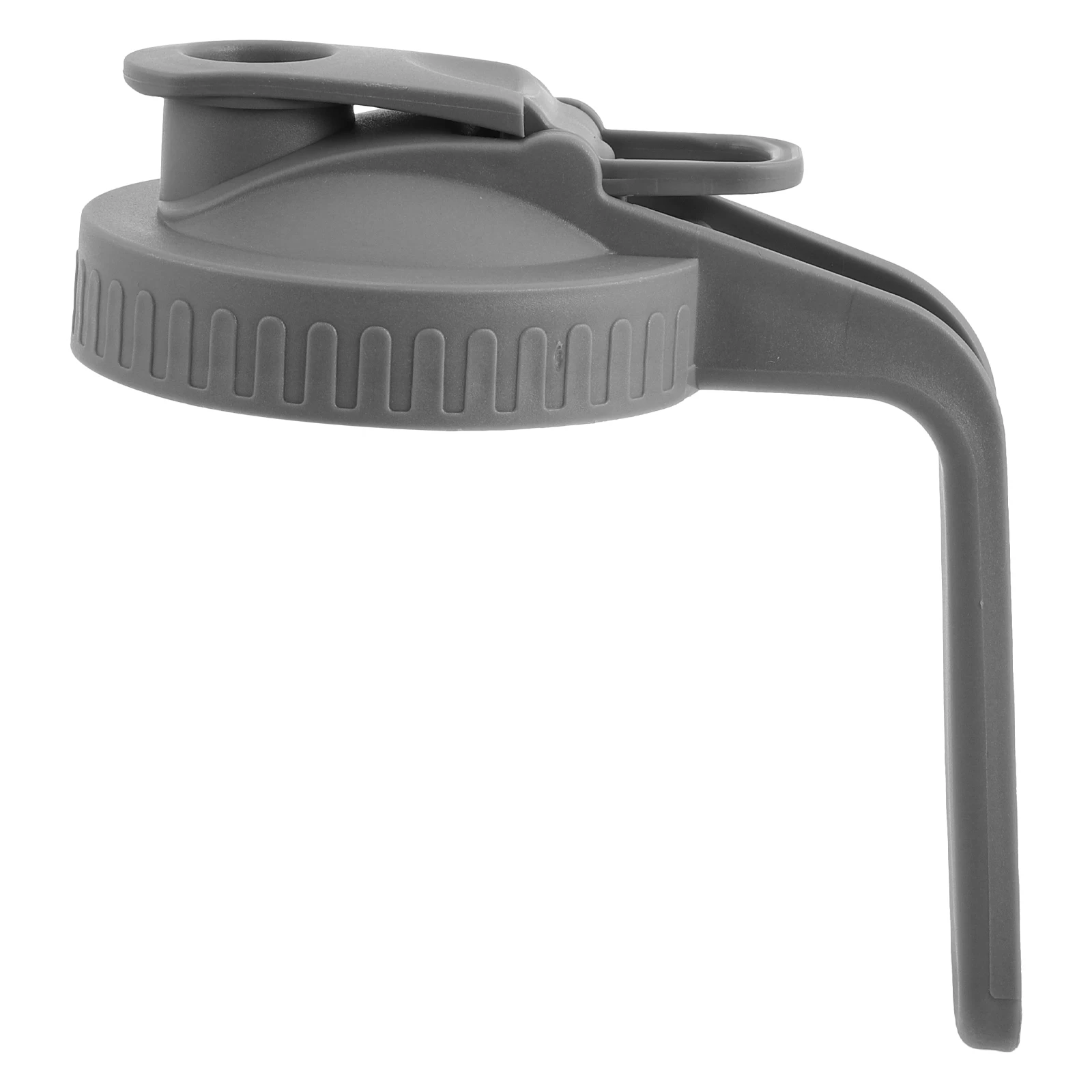 

Mason Jar Lids Wide Mouth 86mm Handle Cover for Gallon Jars Coffee Cup Cold Water Bottle Grey Flip Pour Spout Drip Free Pitcher
