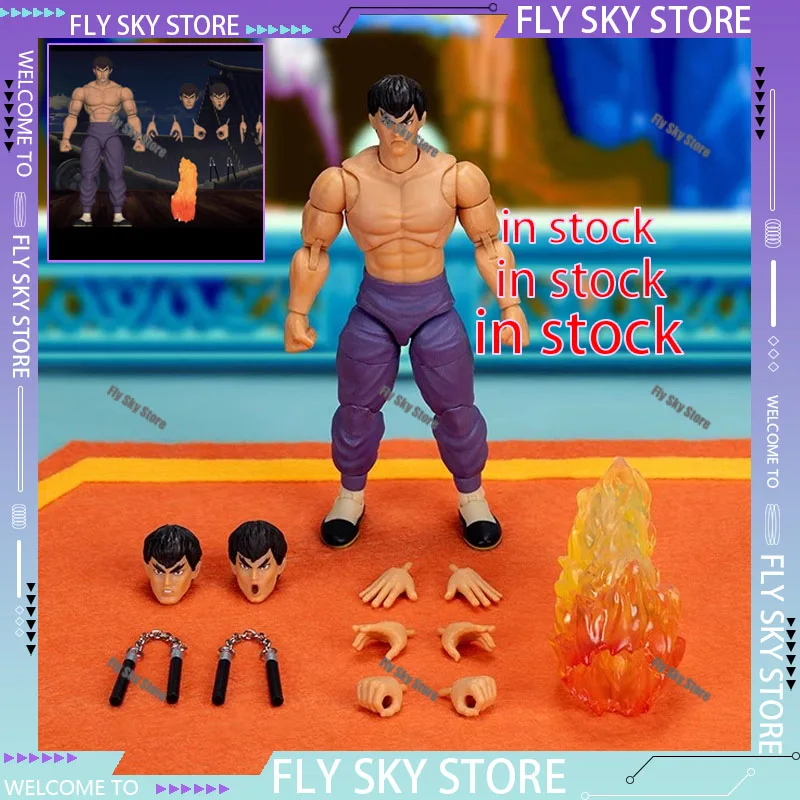 

В наличии Jada Toys 1/12 Street Fighter 2 Fei Long Sdcc Модель игрушки Аниме Фигурка Фигурка Street Fighter Коллекционная модель игрушки