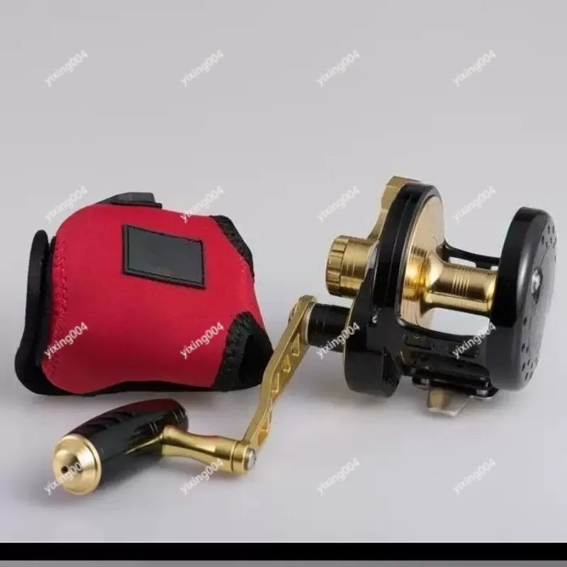 Slow Jigging Drum Reel, All Metal Saltwater Trolling Reel for Sea Boat Fishing Angling view 3