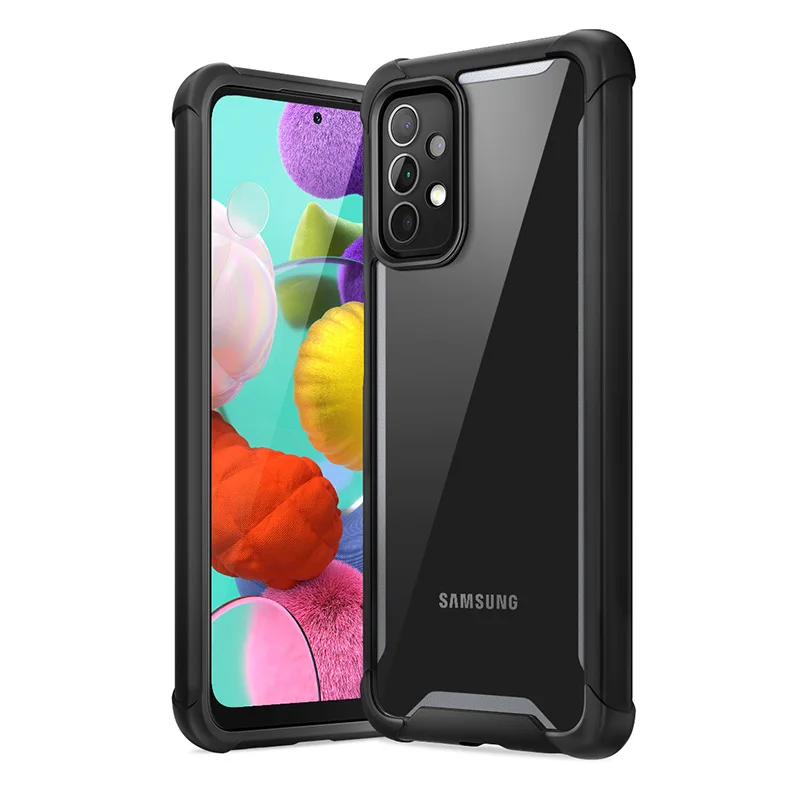 For Samsung Galaxy A53 Case 5G (2022 Release) I-BLASON AresLite Series Dual Layer Rugged Clear Bumper Case